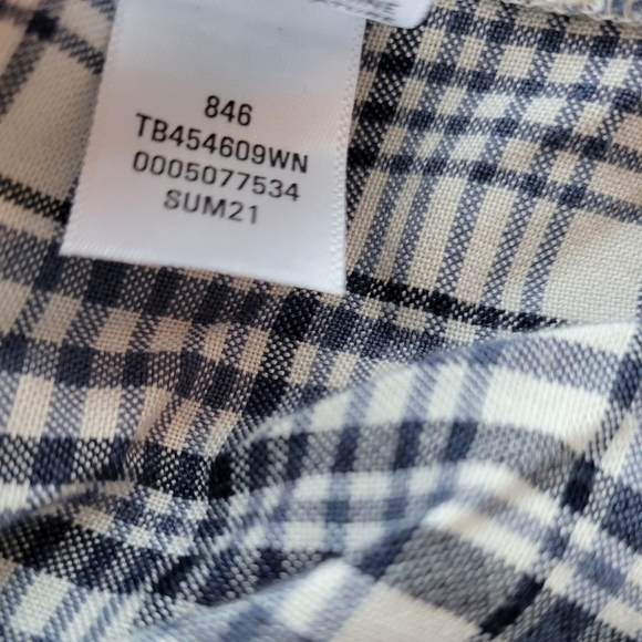 Treasure & Bond Plaid Viscose Button Up Shirt Women's Size 2X - Picture 5 of 8
